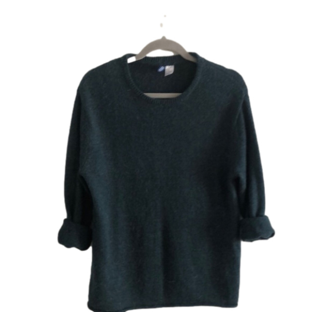 H&M Oversized  Teal Crew Neck Sweater